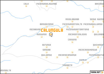 map of Calungula