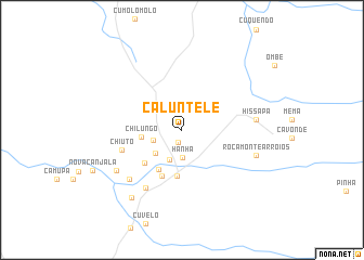 map of Caluntele