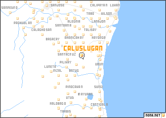 map of Caluslugan