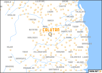 map of Calutan