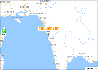 map of Caluwayan