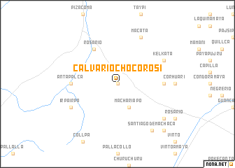 map of Calvario Chocorosí