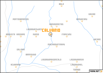 map of Calvário