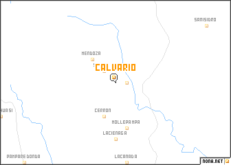 map of Calvario