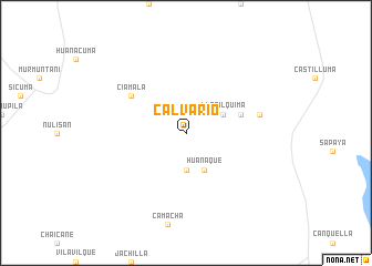 map of Calvario