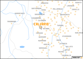 map of Calvario