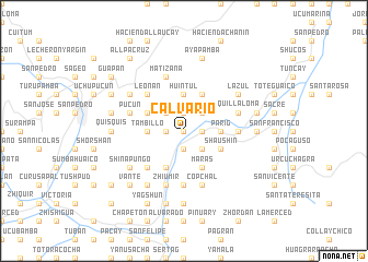 map of Calvario