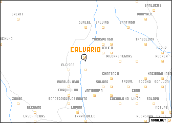 map of Calvario