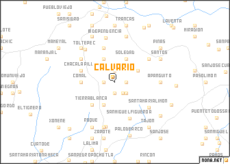 map of Calvario