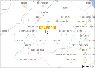 map of Calvario