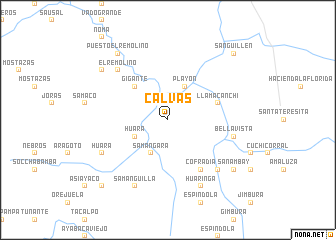 map of Calvas