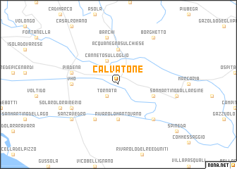 map of Calvatone