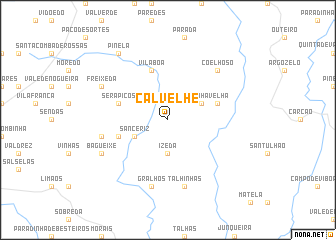 map of Calvelhe