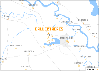 map of Calvert Acres