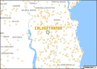 map of Calvert Manor