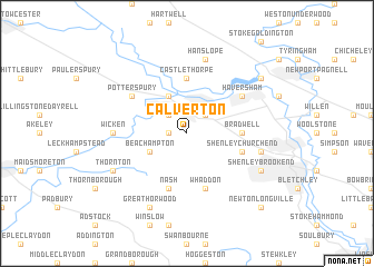 map of Calverton