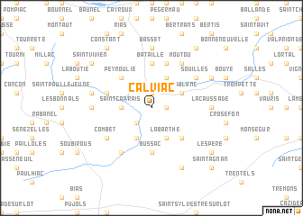 map of Calviac