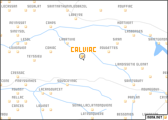 map of Calviac