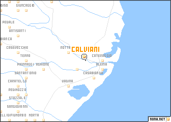 map of Calviani