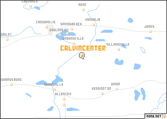 map of Calvin Center