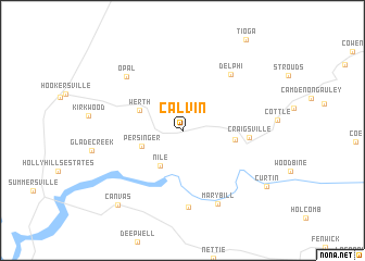 map of Calvin