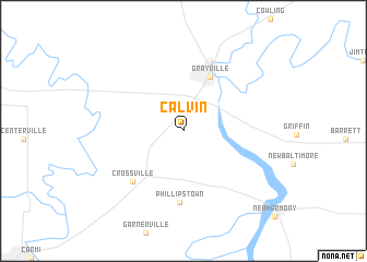 map of Calvin