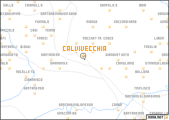map of Calvi Vecchia