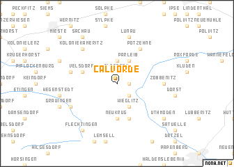 map of Calvörde