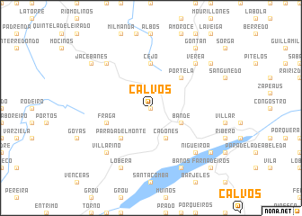 map of Calvos