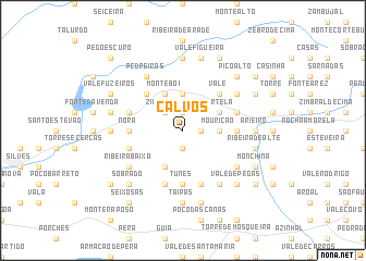 map of Calvos