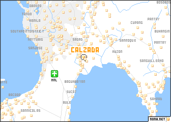 map of Calzada