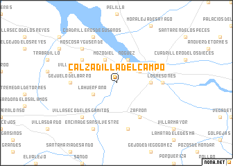 map of Calzadilla del Campo