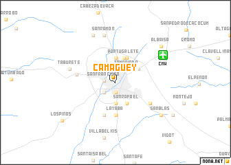 map of Camagüey