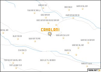 map of Çamalanı