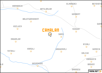 map of Çamalan