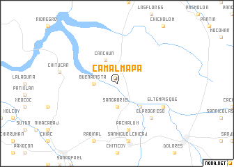 map of Camalmapa