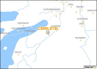 map of Camalotal