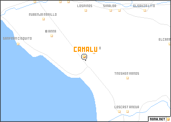 map of Camalú