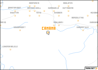 map of Camama