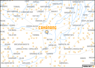 map of Camanang