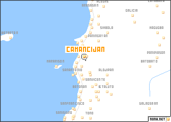 map of Camancijan