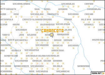 map of Camancôtô
