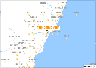 map of Camandayon