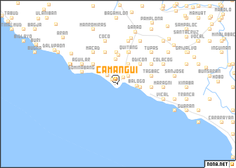 map of Camangui