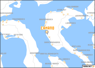 map of Camano