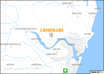 map of Camarajibe