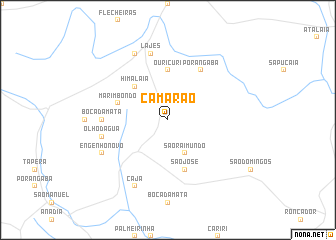 map of Camarão