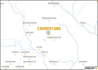 map of Camaratuba