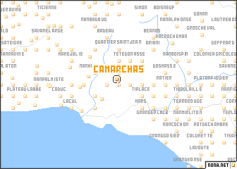 map of Ca Marchas