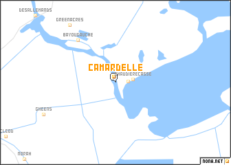 map of Camardelle